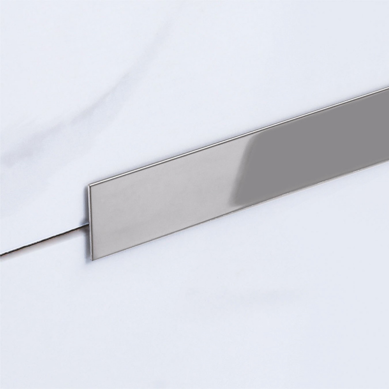 Полоса Нержавеющая сталь Juliano Tile Trim SP117-1S-50W (3000мм) Silver полированная