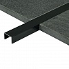 Профиль Juliano Tile Trim SUP15-4S-10H Black полированный (2440мм)#1